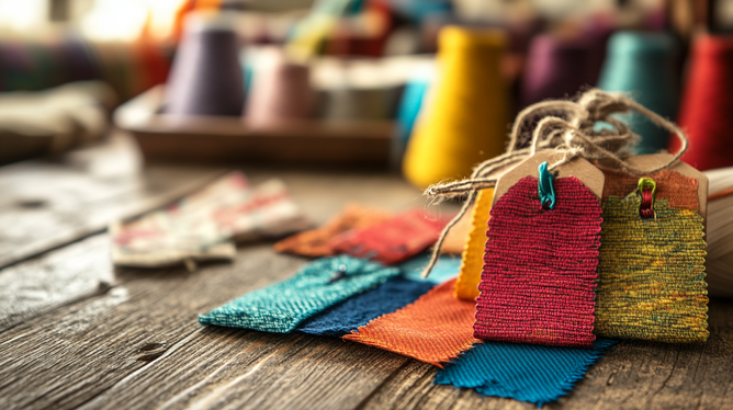 10 Ideias de Etiquetas Personalizadas Tecido