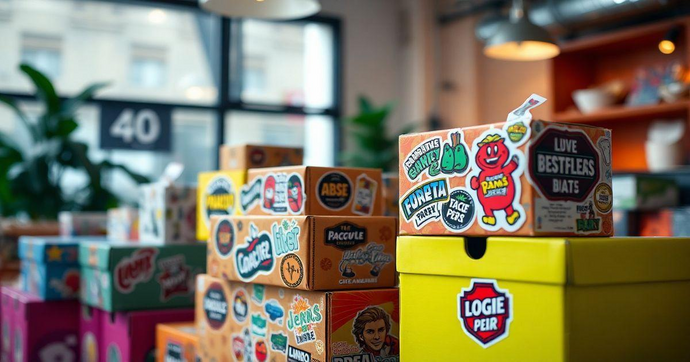 Adesivos Personalizados para Embalagens: Criatividade e Identidade