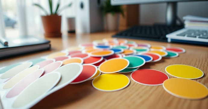 Etiquetas Adesivas Redondas: Praticidade e Estilo