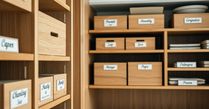 Etiquetas Para M&oacute;veis: Organiza&ccedil;&atilde;o e Estilo