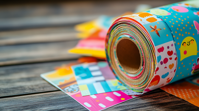Rolo de adesivo personalizado: 7 ideias criativas para usar