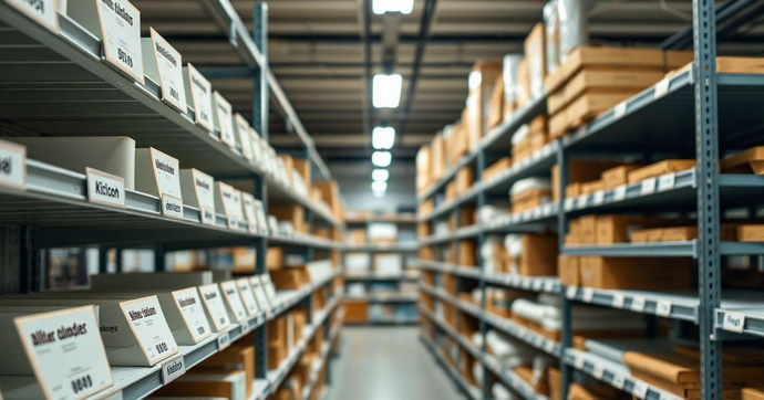 Porta Etiquetas para Prateleiras: Organiza&ccedil;&atilde;o Eficiente