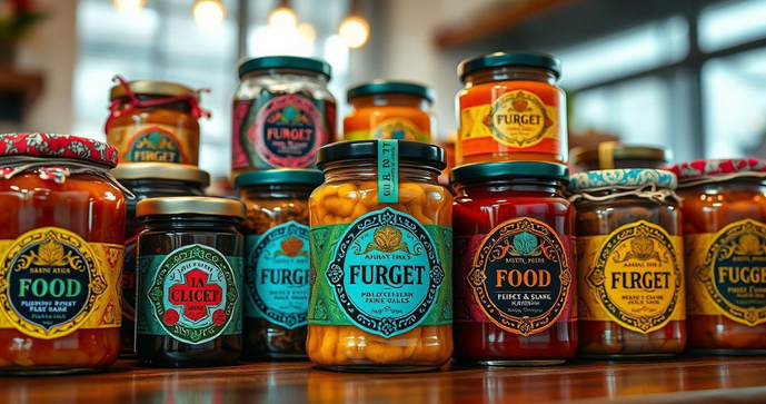 Etiquetas Adesivas Personalizadas para Alimentos