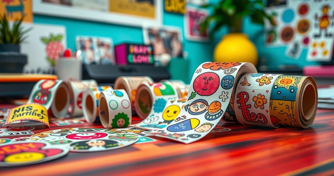 Rolo de adesivo personalizado para neg&oacute;cios: como escolher o ideal