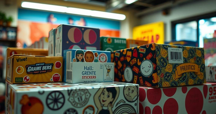 Adesivos personalizados para embalagens que destacam sua marca e atraem clientes