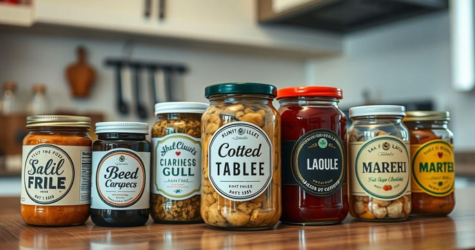 Como Escolher Etiquetas Adesivas Personalizadas para Alimentos que Representam Sua Marca