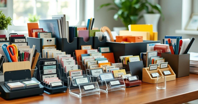 Dicas Essenciais para Escolher Porta Etiquetas para sua Empresa