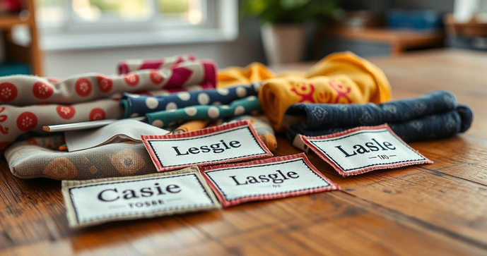 Etiquetas personalizadas de tecido que transformam suas cria&ccedil;&otilde;es em pe&ccedil;as &uacute;nicas e exclusivas