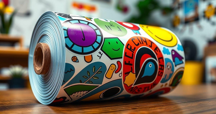 Rolo de adesivo personalizado transforma sua marca em uma experi&ecirc;ncia &uacute;nica e memor&aacute;vel