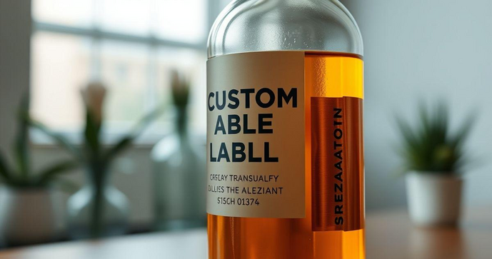 Etiqueta transparente personalizada é a solução ideal para destacar sua marca de forma única e criativa.