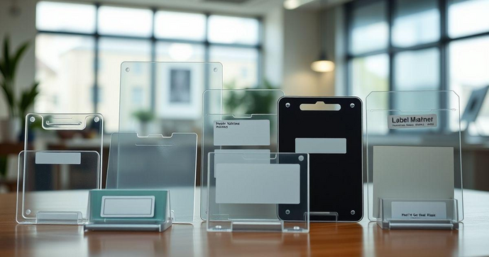 Como Escolher a Melhor Porta Etiqueta em PVC para Suas Necessidades