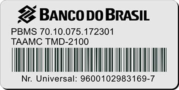 Etiqueta código de barras Etiqueta código de barras