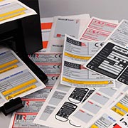 Rótulos e etiquetas adesivas para indústria de auto peça