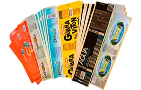 Dispensador de rótulos etiquetas e sacos de papel Dispensador de rótulos etiquetas e sacos de papel