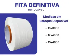 Fita Permanente Para Embalagens