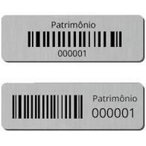 Plaquetas de alumínio para identificação